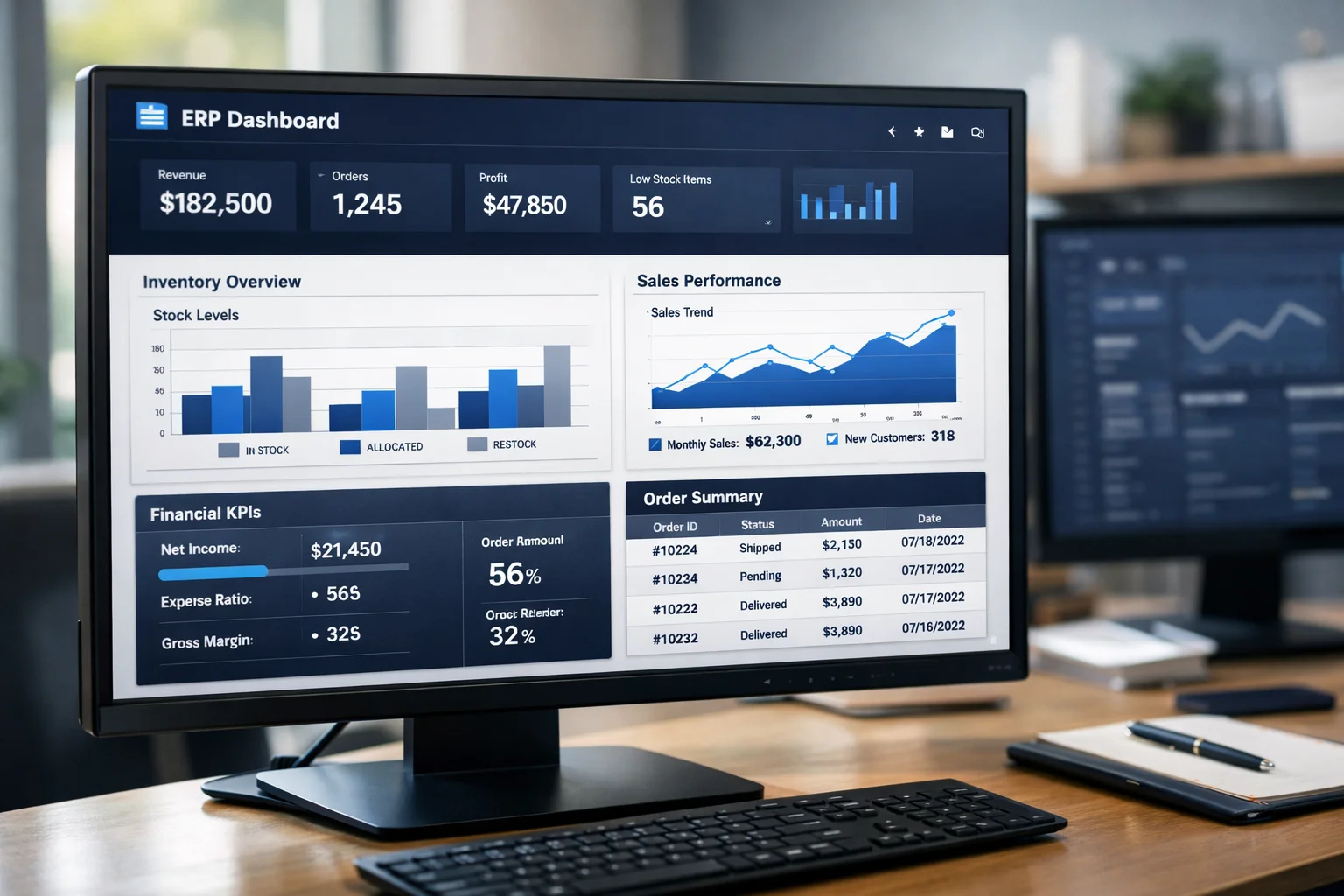 ERP NEXUS Dashboard